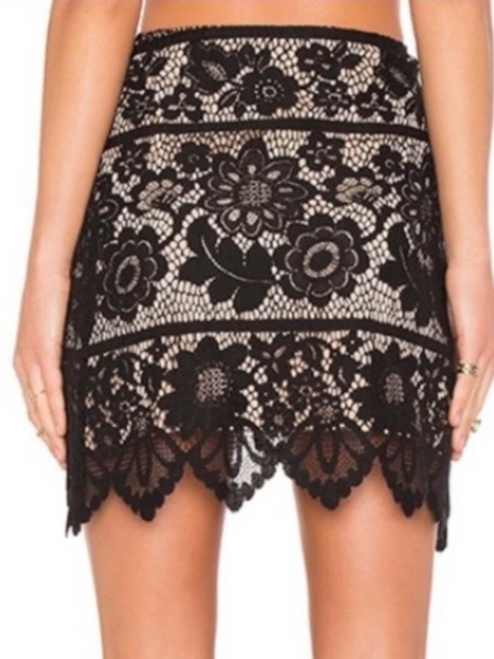 For Love & Lemons Gianna lace skirt - Picture 4 of 6